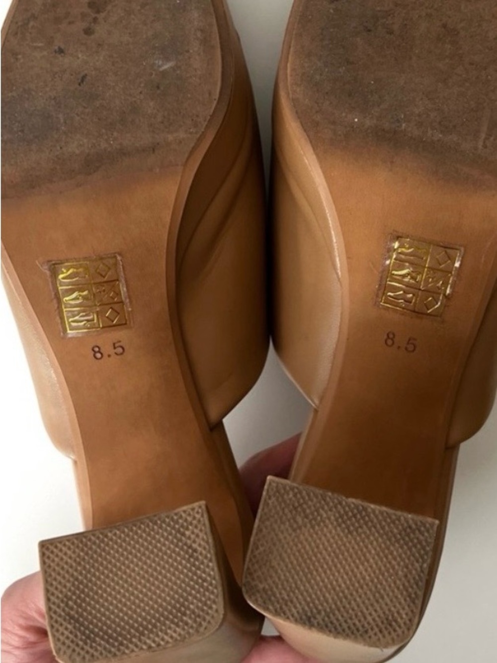 Jeffrey Campbell Caviar Square Toe Platform Slide Sandal 8.5